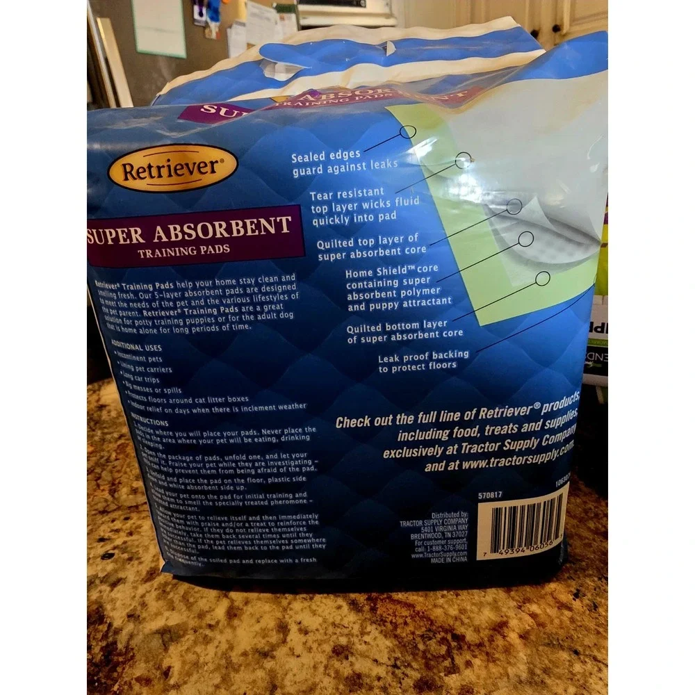 LOT Of 7!.Furry Friends Pet Wipes. Pads. Retriever